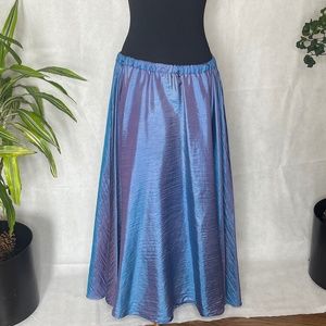 Blue/purple iridescent skirt